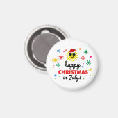 Frohe Weihnachten im Juli Magnet (Vorderseite/Rückseite)
