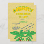 Frohe Weihnachten im Juli Party Einladung (Vorne/Hinten)