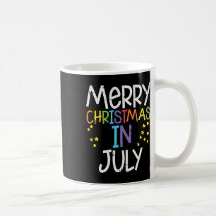 Frohe Weihnachten im Juli Sterne Sommer Weihnachte Kaffeetasse