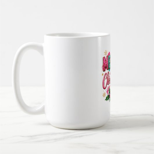 Frohe Weihnachten im Prepper-Stil Kaffeetasse (Links)