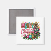 Frohe Weihnachten im Prepper-Stil Magnet (Vorderseite/Rückseite)