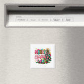 Frohe Weihnachten im Prepper-Stil Magnet (In Situ (Geschirrspüler))