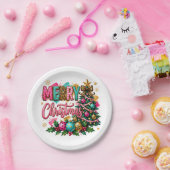 Frohe Weihnachten im Prepper-Stil Pappteller (Party)