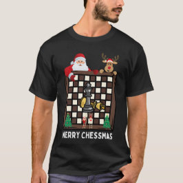Frohe Weihnachten im Schach - Schach-Weihnachten - T-Shirt