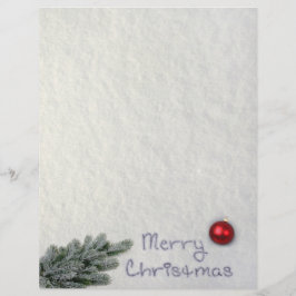 Frohe Weihnachten im Schnee geschrieben