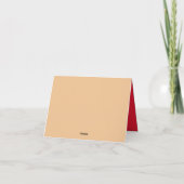 Frohe Weihnachten im Schnee (Gruß anpassen) (Rückseite)