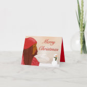 Frohe Weihnachten im Schnee (Gruß anpassen) (Vorderseite)