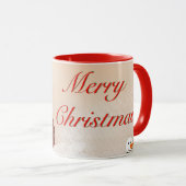 Frohe Weihnachten im Schnee Tasse (VorderseiteRechts)