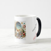 Frohe Weihnachten im Voraus. Verwandlungstasse (VorderseiteRechts)