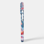 Frohe Weihnachten im Winter  Case-Mate iPhone Hülle (Rückseite / Links)