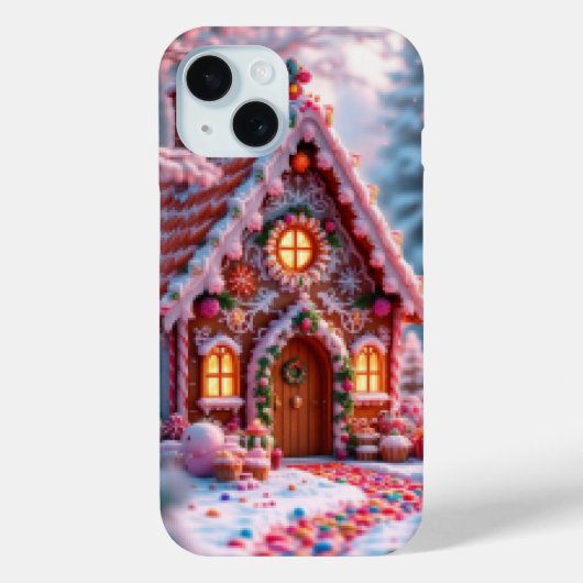 Frohe Weihnachten im Winter Case-Mate iPhone Hülle (Rückseite)
