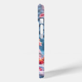 Frohe Weihnachten im Winter Case-Mate iPhone Hülle (Rückseite / Links)