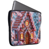 Frohe Weihnachten im Winter Laptopschutzhülle (Vorne Rechts)