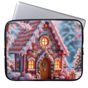 Frohe Weihnachten im Winter Laptopschutzhülle