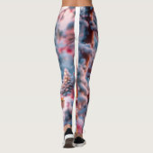 Frohe Weihnachten im Winter Leggings (Rückseite)