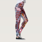 Frohe Weihnachten im Winter Leggings (Rechts)