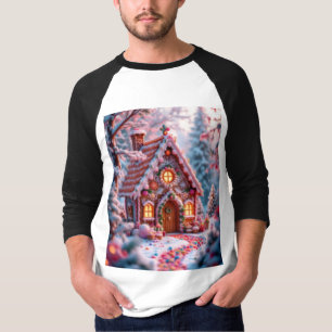 Frohe Weihnachten im Winter  T-Shirt