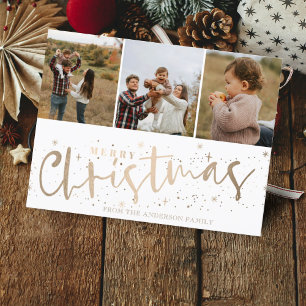 Frohe Weihnachten Imitate Gold 3 Foto Weihnachten Postkarte