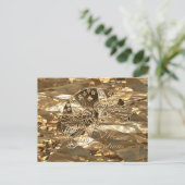 Frohe Weihnachten Imitate Goldene Foil Angelo (Stehend Vorderseite)