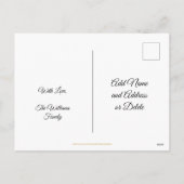 Frohe Weihnachten Imitate Goldene Foil Angelo (Rückseite)