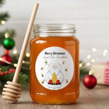 Frohe Weihnachten Imker Bienenvolk Weihnachtsmann 
