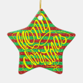 Frohe Weihnachten in 8 Sprachen und schöne Feierta Keramik Ornament