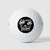 Frohe Weihnachten in Beachmas im Juli Golfball (Vorderseite)