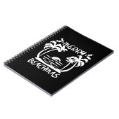 Frohe Weihnachten in Beachmas im Juli Notizblock (Linke Seite)