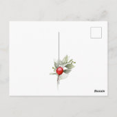 Frohe Weihnachten in bulgarischen kyrillischen Wün Postkarte (Rückseite)