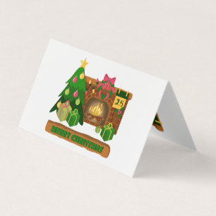 Frohe Weihnachten in der Nähe von Feuerfeuer Weihn