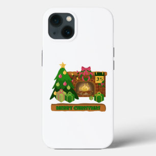Frohe Weihnachten in der Nähe von Feuerfeuer Weihn Case-Mate iPhone Hülle