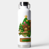 Frohe Weihnachten in der Nähe von Feuerfeuer Weihn Trinkflasche (Vorderseite)