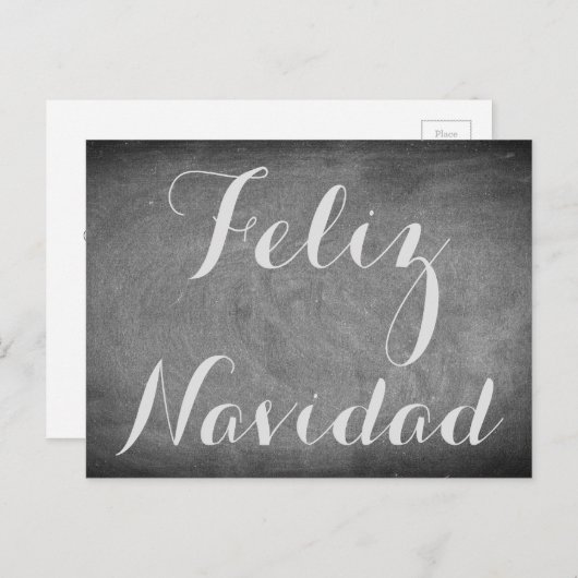 Frohe Weihnachten in der spanischen (Vorne/Hinten)