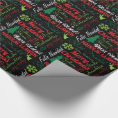 Frohe Weihnachten in der unterschiedlichen Geschenkpapier (Ecke)