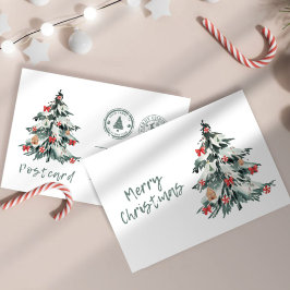 frohe weihnachten in dir postkarte