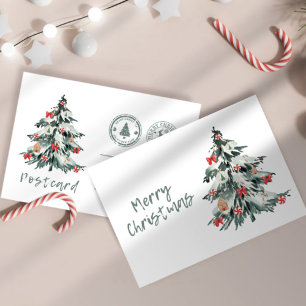 frohe weihnachten in dir postkarte