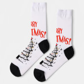 frohe weihnachten in dir socken (Linkes Detail)