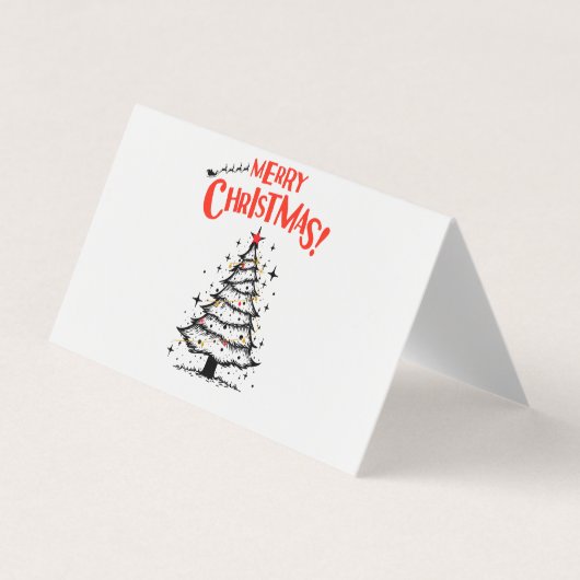 frohe weihnachten in dir visitenkarten (Vorderseite)