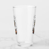 Frohe Weihnachten in einem Weinglas Glas (Rechts)