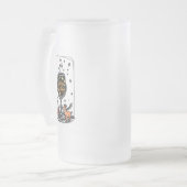 Frohe Weihnachten in einem Weinglas Mattglas Bierglas (Vorderseite Links)