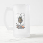 Frohe Weihnachten in einem Weinglas Mattglas Bierglas (Links)