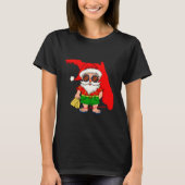 Frohe Weihnachten in Florida! Tropical Santa Cool  T-Shirt (Vorderseite)