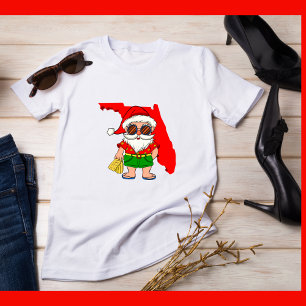 Frohe Weihnachten in Florida! Tropical Santa Cool T-Shirt