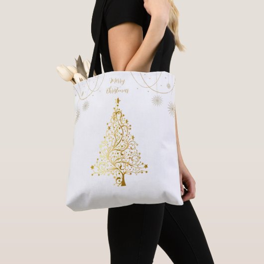 Frohe Weihnachten in Gold Tasche (Von Nahem)