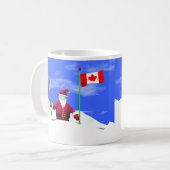 Frohe Weihnachten in Kanada Kaffeetasse (Vorderseite Links)