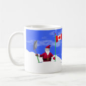Frohe Weihnachten in Kanada Kaffeetasse (Links)