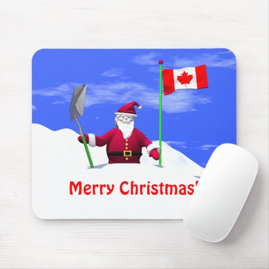 Frohe Weihnachten in Kanada Mousepad (Mit Mouse)