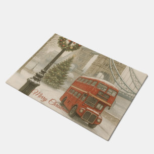 Frohe Weihnachten in London Reisegeschenk Fußmatte