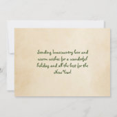 Frohe Weihnachten in Lowcountry aus Georgien (Rückseite)