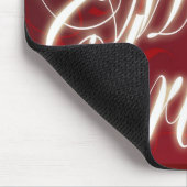 Frohe Weihnachten in Red Mousepad (Ecke)
